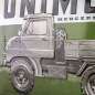 Preview: Blechschild Unimog grau 2